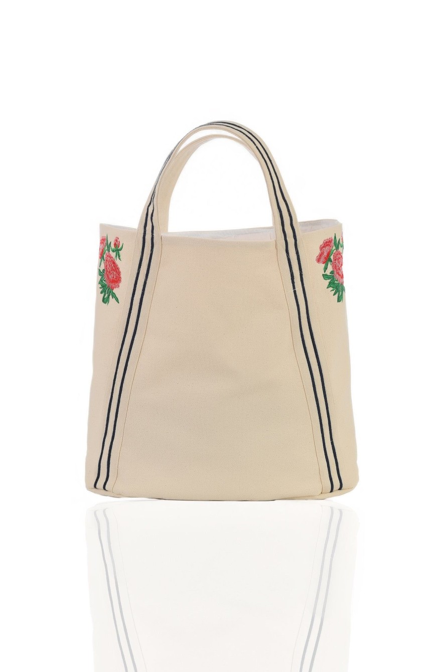 Women Fanm Mon | Rosa Canvas Tote Bag