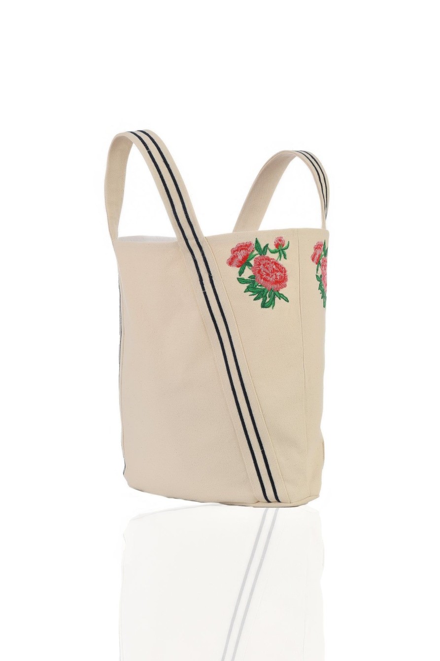 Women Fanm Mon | Rosa Canvas Tote Bag