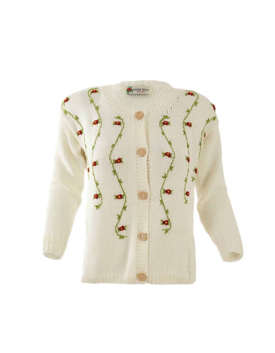 Women Fanm Mon | Clematis Wool Cardigan