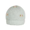 Women Fanm Mon | Winter Bloom Pink Rose Cotton Beanie Hat