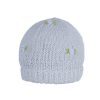 Women Fanm Mon | Winter Bloom Blue Rose Cotton Beanie Hat